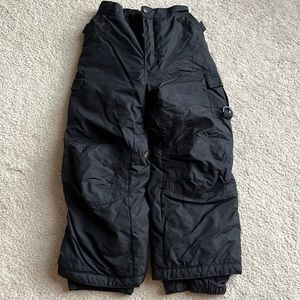 Black snow pants